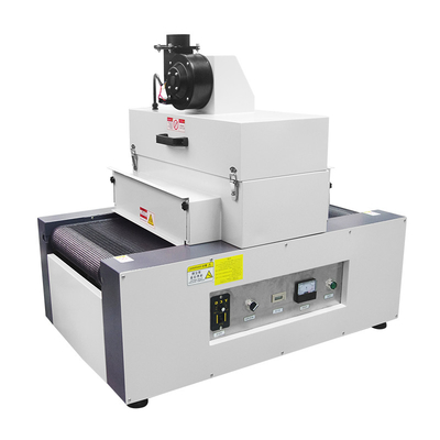 De kleine Drogere die 300MM Riem van Desktop2kw UV Genezende Machine in het Geval van de Celtelefoon wordt gebruikt